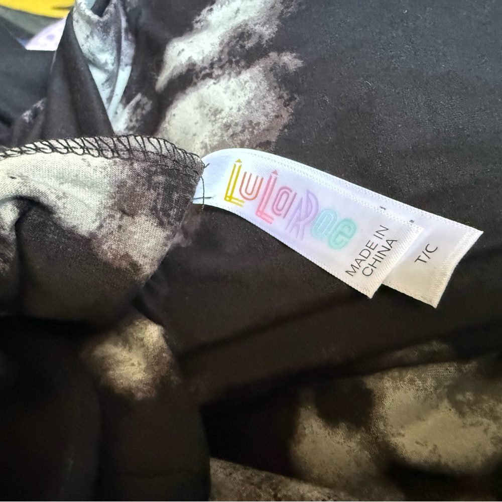 LuLaRoe Black and Gray Leggings